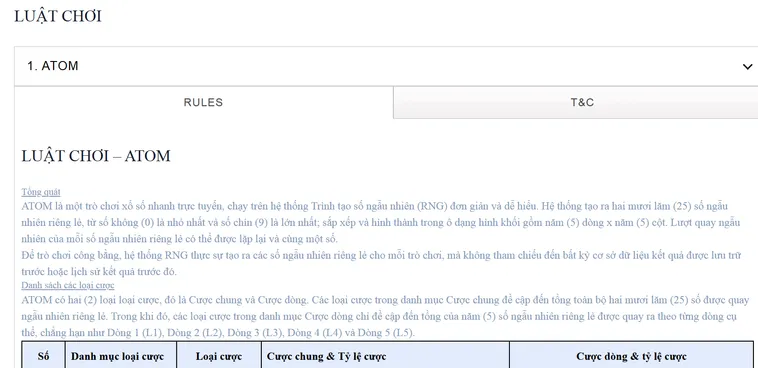 Quay Số Atom Tại RikBet Trải Nghiệm Đẳng Cấp Với Cơ Hội Nhận Thưởng Cực Khủng
