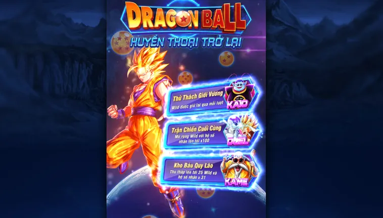 Khám Phá Nổ Hũ Dragon Ball Tại RikBet Với Cơ Hội Nhận Thưởng Cực Khủng