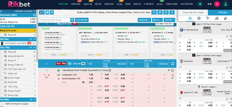 Đánh Giá Chi Tiết Nền Tảng Thể Thao IM Sports RikBet Dành Cho Cược Thủ