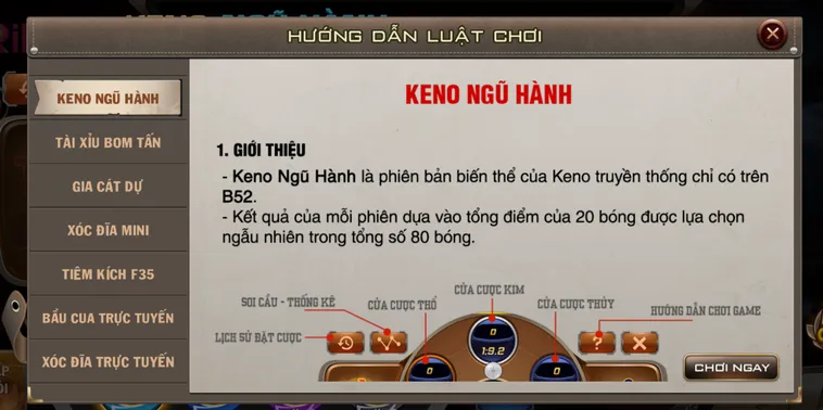 Khám Phá Siêu Phẩm Keno Mini Tại RikBet Với Tỷ Lệ Thắng Cực Khủng