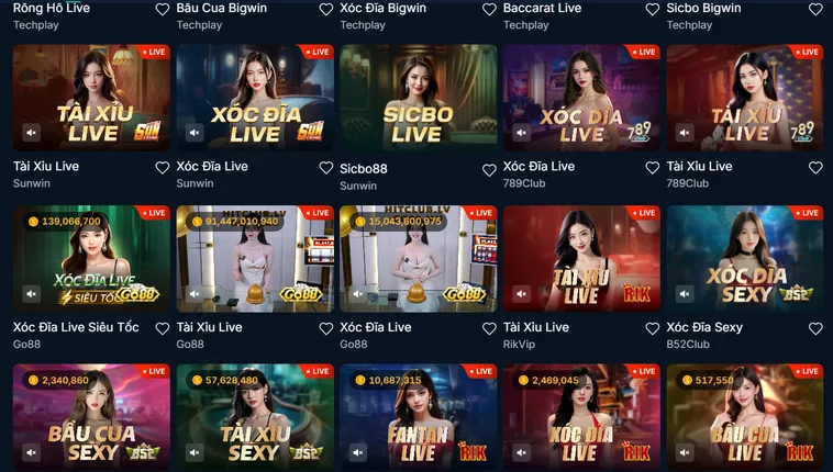 Kho Trò Chơi Đa Dạng Tại Sảnh Live Casino RikBet Đẳng Cấp Với Trải Nghiệm Chân Thực Nhất