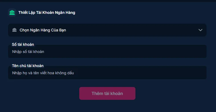 Nạp Tiền RikBet Quà Tài Khoản Ngân Hàng Nhanh Chóng An Toàn Tuyệt Đối