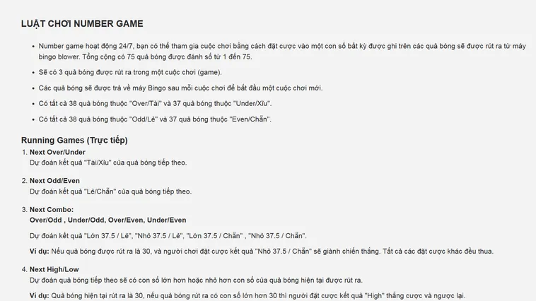 Cơ Hội Trúng Thưởng Lớn Khi Quay Số Number Game Tại RikBet Mỗi Ngày