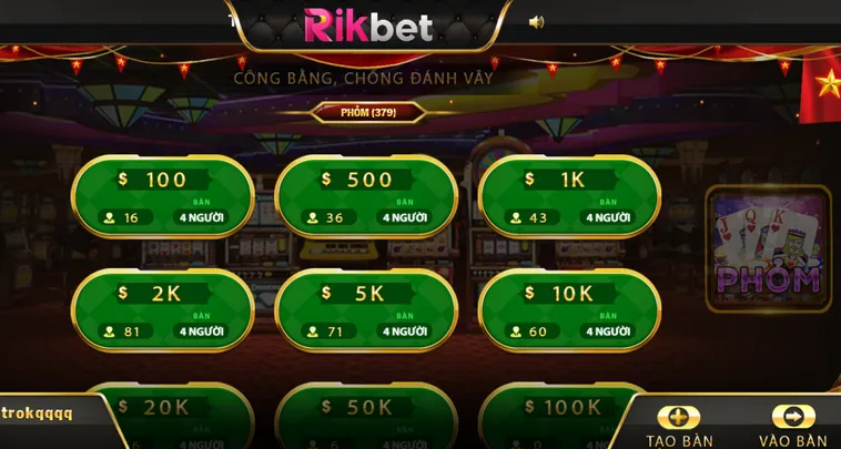 Phỏm Tại RikBet Sân Chơi Bài Trí Tuệ Cho Các Cao Thủ Đẳng Cấp