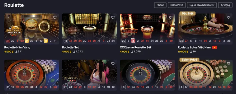 Trải Nghiệm Đỉnh Cao Vòng Quay Roulette Live Tại RikBet Với Tỷ Lệ Thắng Lớn