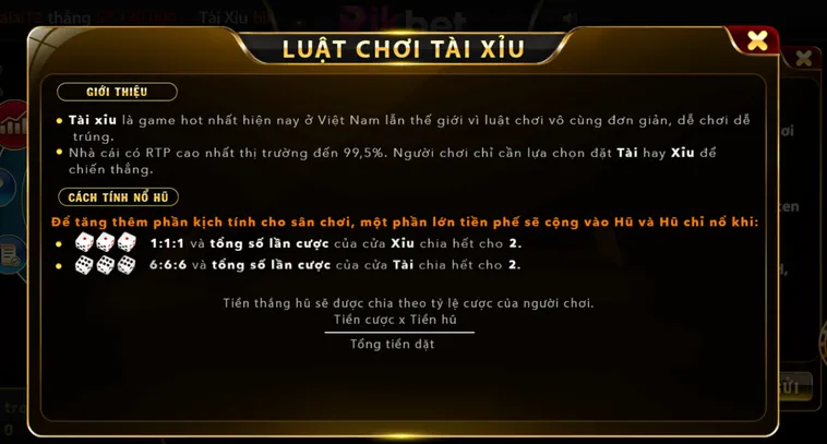 Trải Nghiệm Đỉnh Cao Với Sảnh Cược Tài Xỉu Live Tại RikBet Uy Tín Nhất