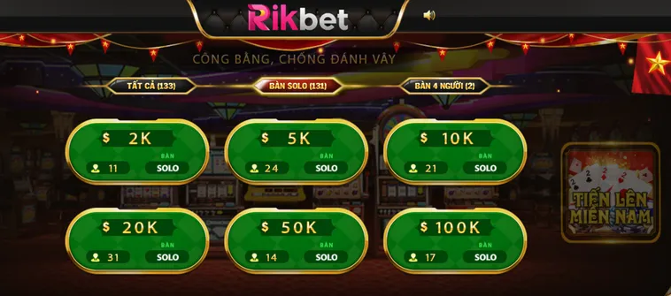 Tiến Lên Miền Nam Tại RikBet Sân Chơi Bài Đỉnh Cao Cho Cao Thủ